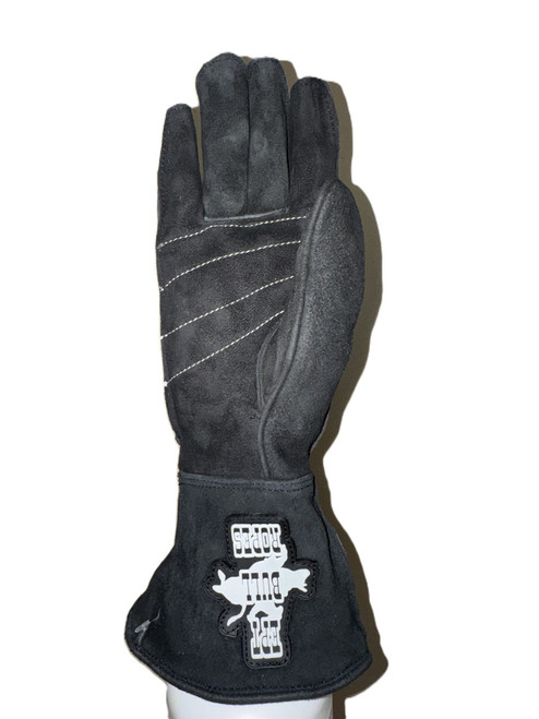 Outer seam finger construction on EPT Rough Rider bull riding glove