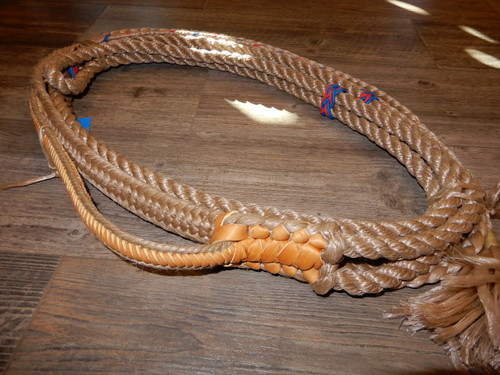Bull Ropes Rodeo All Tan Poly Traditional PRO 9/5 LH 7/8" x 1"-EPT