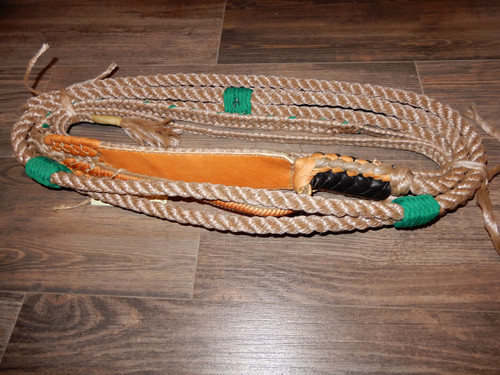 1" Offset Pro 9/7 RH 3/4' x 3/4' EPT Bull Rope -  All tan Poly