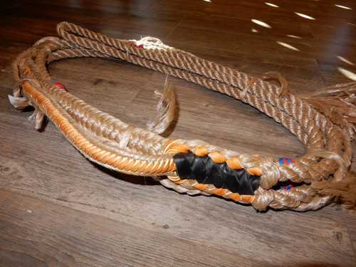 All Tan Poly Traditional PRO 9/5 RH 7/8 x 1 -EPT Bull Ropes Rodeo Rider  16' - EPT Bull Ropes