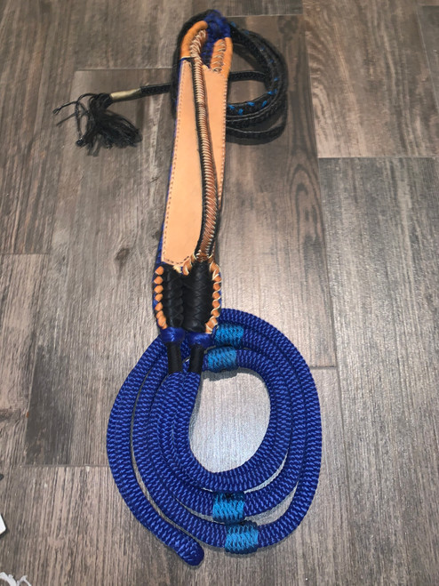 2" Off Set Royal Blue & Black Poly-  PRO 9/7 3/4 x 3/4"  EPT Bull Ropes