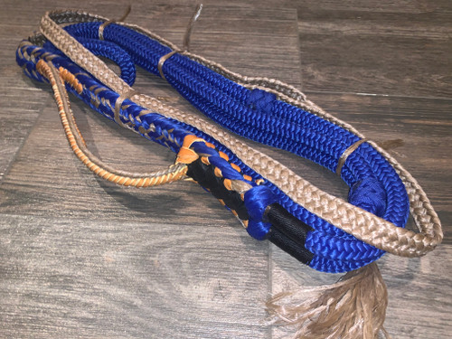 Royal Blue Mini Bull Ropes Kids 9/7 RH 3/4 x 3/4 - Mini Rodeo Rider 12'