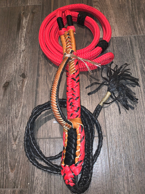 Insidious Red Brazilian Hybrid Pro Bull Ropes 9/7 LH 3/4' x 3/4"EPT