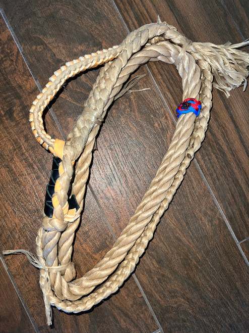 Tan Poly Mutton Riding Rope 7ft