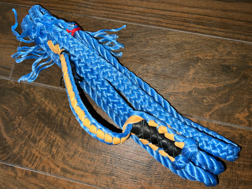 Blue Poly Mutton Riding Rope 7ft