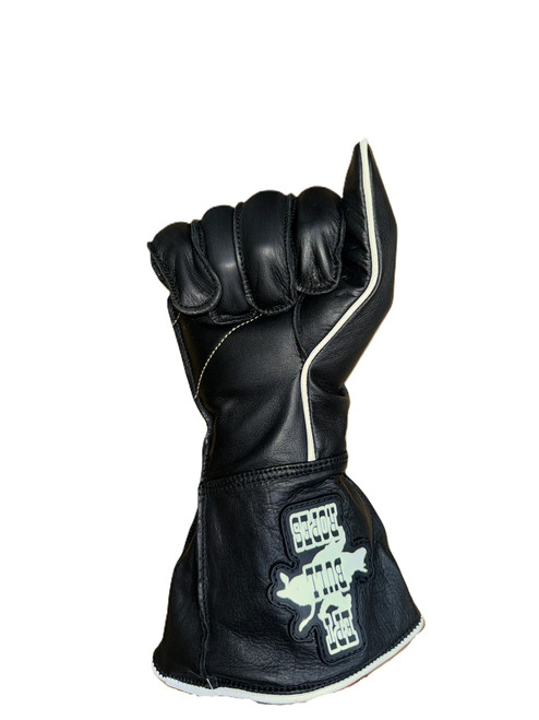 Bull Riding Glove Right Hand – Black Calf Skin Leather | EPT