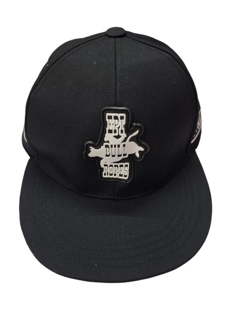 EPT Bull Ropes   Black Back Baseball Cap - Rubber Logo