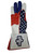 Right hand deerskin bull riding glove for adult and youth riders