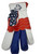 Patriot Bull Riding Glove Adult & Youth Right Hand -Outer Seam- EPT Bull Ropes Tan Deer Hide