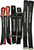 EPT Adult Large Boot Bull Riding Spur Strap Kit Black Nylon