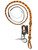 Bull Whip - Paracord Black & Orange 16 Ply -  4ft to 14ft Handmade