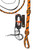 Handle close up EPT Black & Orange Bull Whip