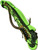 Lime Green on Black Brazilian Hybrid Pro 9/7 RH 3/4" x 3/4" EPT Bull Rope Rodeo Rider 16'