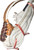 Ghost White Brazilian Pro Bull Ropes 7x9 LH 3/4" x 3/4" EPT -Rodeo Bull Rider 16'