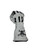 Backside view of White Skull & Bones EPT Bull Riding Glove