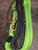 Lime Green Nylon & Black Poly Pro 9/7 RH- 3/4 x 3/4' EPT Bull Rope Rider 16'