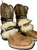 Black Nylon Bull Riding Spur Strap Kit with Wool Cushioning