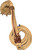 Handle Close-Up: Hard-textured handle of Tan Poly Pro Bull Rope with right-hand braid