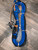 Royal Blue & Black Jr Bull 9/7 RH or LH- 3/4"x 3/4" EPT Bull Rope - Riding Rodeo Rider 14'