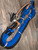 royal blue & black Jr Bull Rope 9/7 RH- 3/4"x 3/4" EPT bull rope - riding rodeo rider 14'