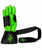 EPT black and green calf leather right hand outer seam bull riding glove with reinforced strap