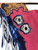 Pink & Metallic Blue Bull Riding Rodeo Chaps Deck of Cards Zoomed in