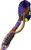 Purple Mini Bull Brazilian Hybrid Handle Close up