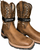 Adult Boot Black Nylon Upper Boot Strap Pair 1" - EPT Bull Ropes