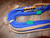 Royal Blue Nylon on Tan Poly Pro 9/7 LH 3/4" 3/4" EPT Bull Ropes Rodeo Rider 16'