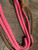 Pink on Tan Poly Mini Bull Ropes Kids 9/7 LH EPT Bull Ropes - Mini Rodeo Rider 12'