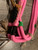 Pink on Tan Poly Mini Bull Ropes Kids 9/7 LH EPT Bull Ropes - Mini Rodeo Rider 12'