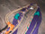Purple & Tan Poly Jr Bull 9/7 13/16" / 3/4" RH or LH - Handle over view