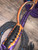 Purple on Black Brazilian Hybrid Pro 9/7 LH 13/16' x 3/4'EPT Bull Rope Rodeo Rider 16'