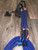 2" Off Set Royal Blue & Black Poly-  PRO 9/7 3/4 x 3/4" RH EPT Bull Ropes Rider 16'