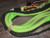 Lime Green Nylon & Black Poly Pro 9/7 LH- 7/8 x 1 1/8' EPT Bull Rope Rider 16'