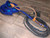 Royal Blue Brazilian Hybrid Pro 9/7 RH EPT Bull rope - 7/8 x 3/4  Rodeo Rider 16'