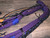 Purple & Black Pro 9/7 RH 3/4 x 3/4 - EPT Bull Ropes - Rodeo Rider 16'