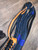 Navy Blue & Black Poly Pro 9/7RH- 3/4 x 3/4 EPT Bull Rope Rodeo Rider 16'