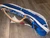 Pacific Blue & White Pro 9/7 RH- 7/8"x7/8" EPT Bull Rope - Riding Rodeo Rider 16'