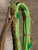 12ft 9/7 Mini Bull Rope lime green tan