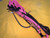 Pink Nylon & Black Poly Pro 9/7 RH 3/4" x 3/4' - EPT Bull Ropes -  Bull Riding Rider 16'