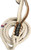 Traditional white 9/7 bull riding rope