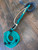 Left hand Kelly green and black Pro Bull Rope