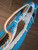 American 9/7 turquoise nylon Pro Bull Rope