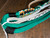 Professional Kelly green bull rope for rodeo competition