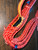 Traditional Red Poly Pro 9/7 LH 7/8" x 1"  - EPT Bull Ropes -  Bull Rider 16'