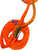 Red poly 9/7 Jr bull riding rope