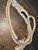 Tan Poly Mutton Riding Rope side view