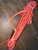 Red Poly Mutton Riding Rope Side View