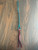Quirt Hand Braided Paracord Brown & Turquoise Soft Quirt Whip Horse Tack 17" EPT